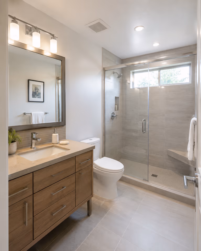 Bathroom after
